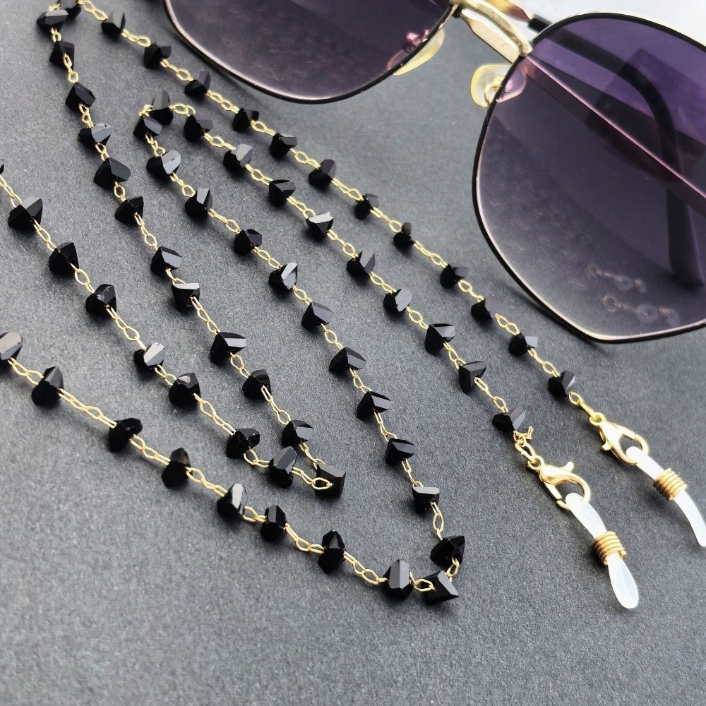 Mask Chain Holder - Triangle Crystal Eyeglass Holder Anti Drop