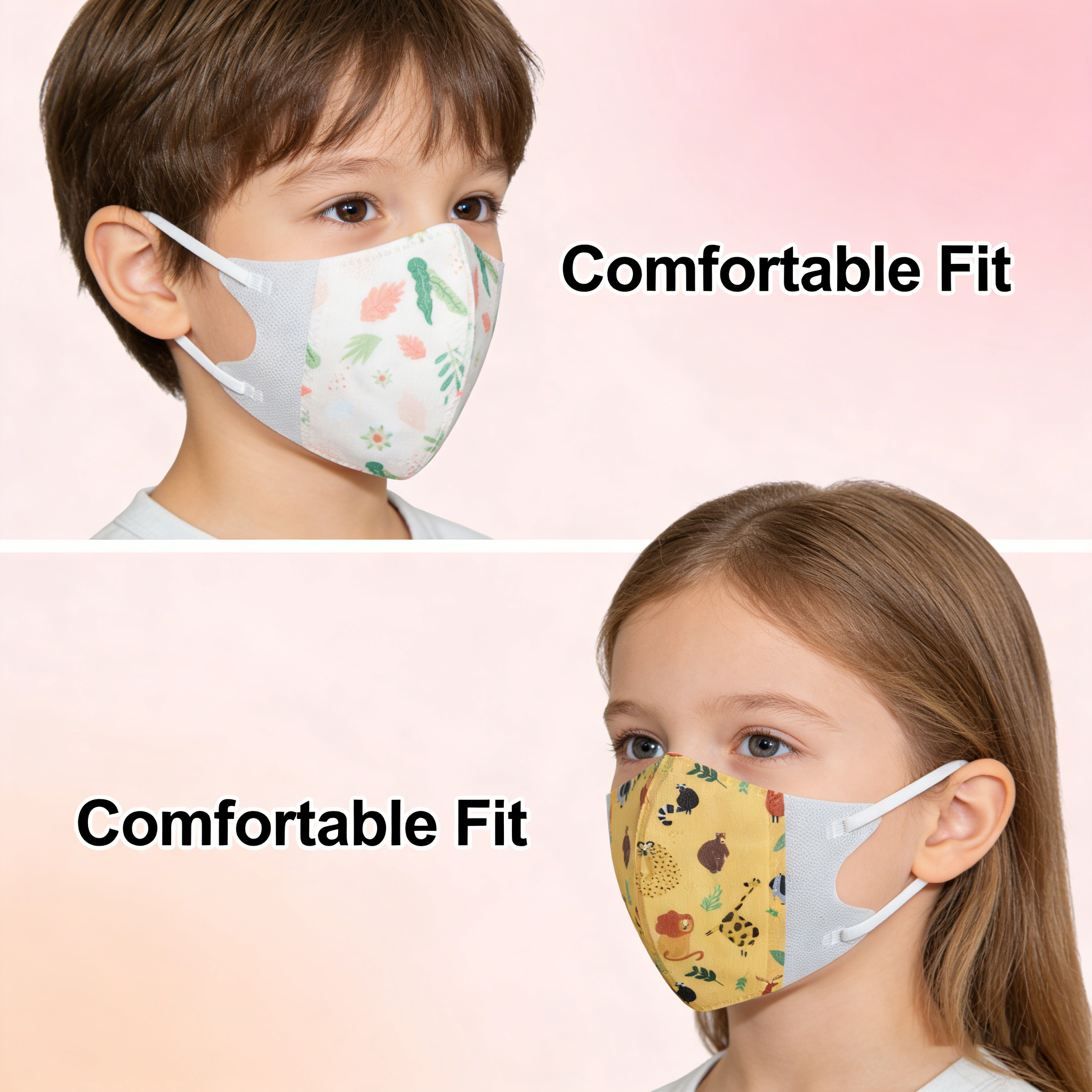50-100pcs  Kids Face Mask FPP2 - Disposable Surgical Mask reseña y precio