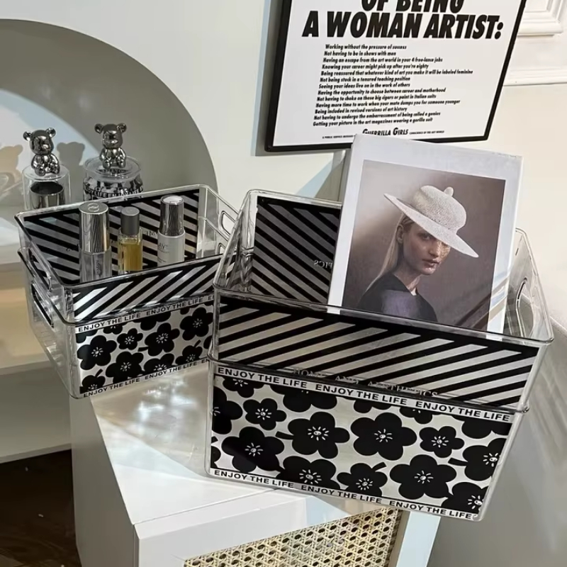 Tabletop Cosmetics Storage Box - Face Mask Storage Box reseña y precio