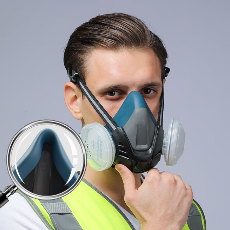 XYEHS Reusable Half Respirator - Dust Mask Construction reseña y precio