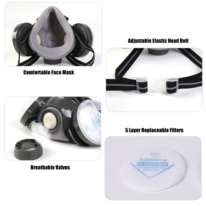 New Anti Dust Mask Full Face R - Dust Mask Construction reseña y precio