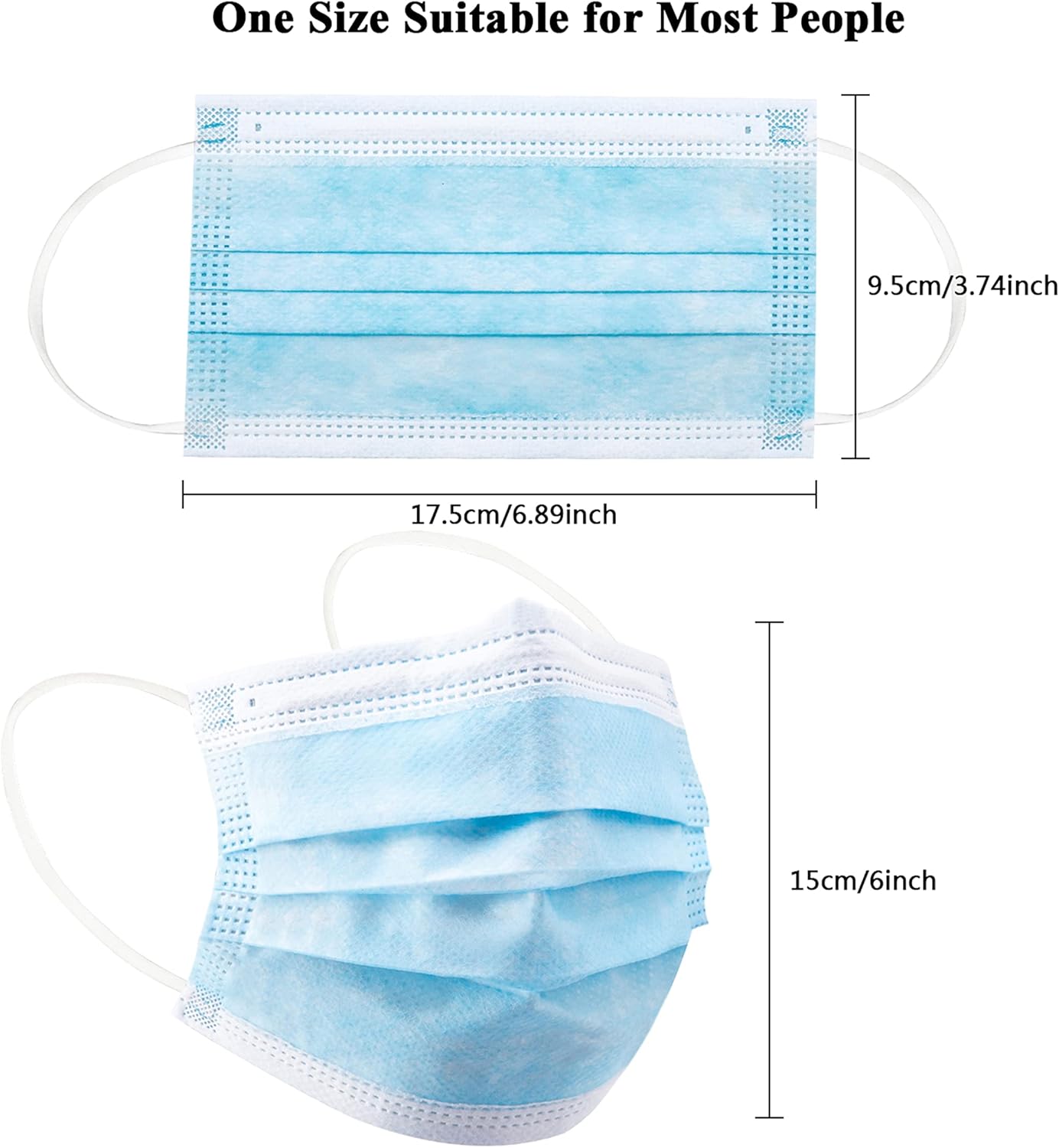 100pcs blue disposable protect - Disposable Mask Blue reseña y precio