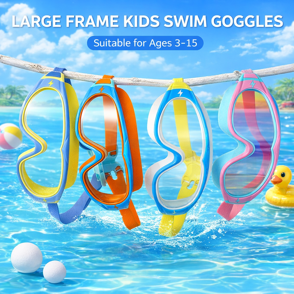 JSJM Kids Swimming Goggles Big - Anti Pollution Mask reseña y precio