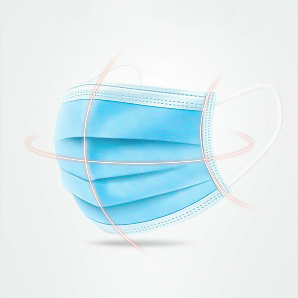 50piece Safe And Professional  - Disposable Mask Blue reseña y precio