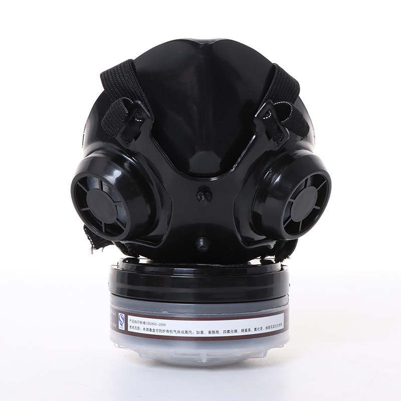 New Half Face Black Gas Mask R - Dust Mask Construction reseña y precio