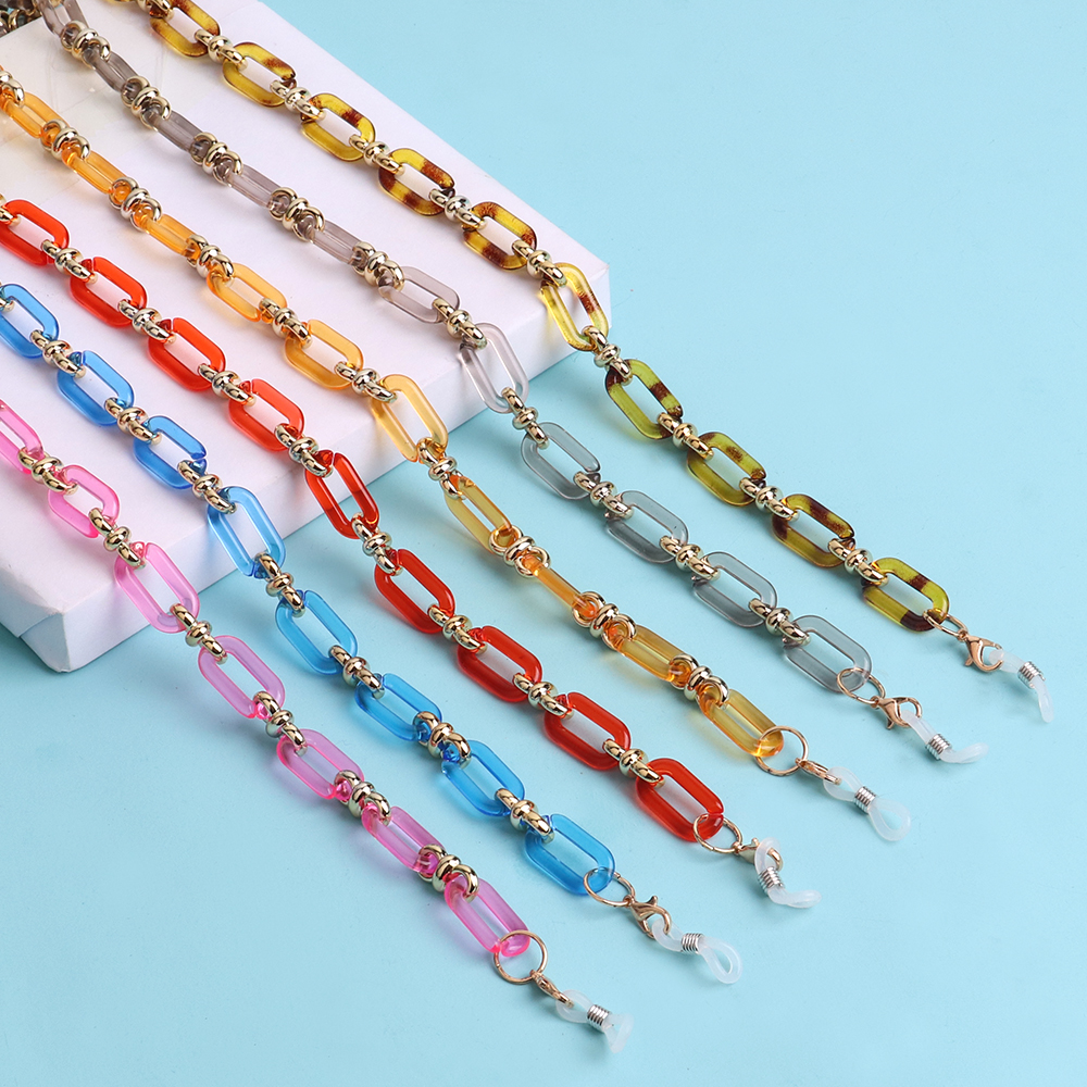 Colorful Transparent Link Acry - Mask Chain Holder reseña y precio