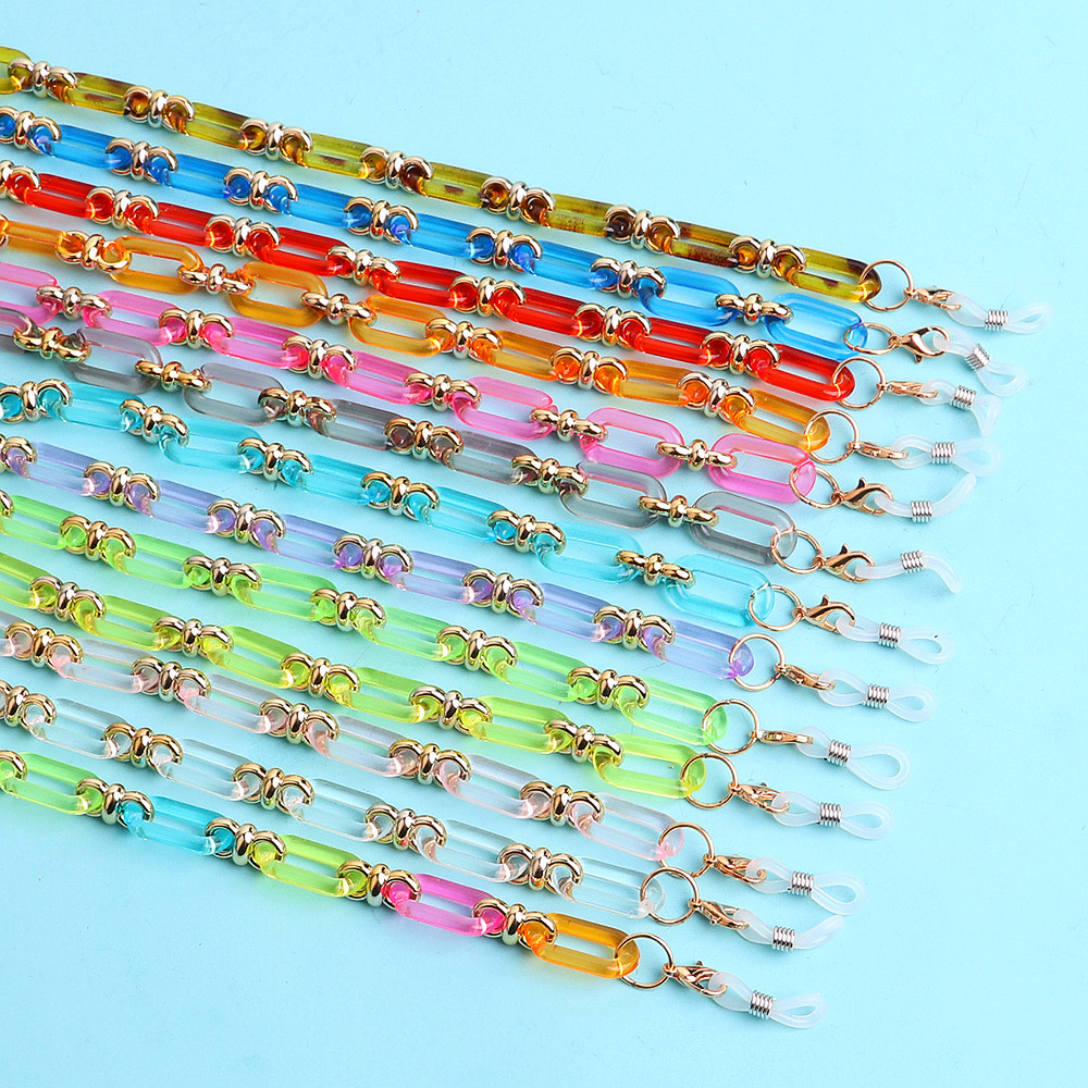 Colorful Transparent Link Acry - Mask Chain Holder reseña y precio