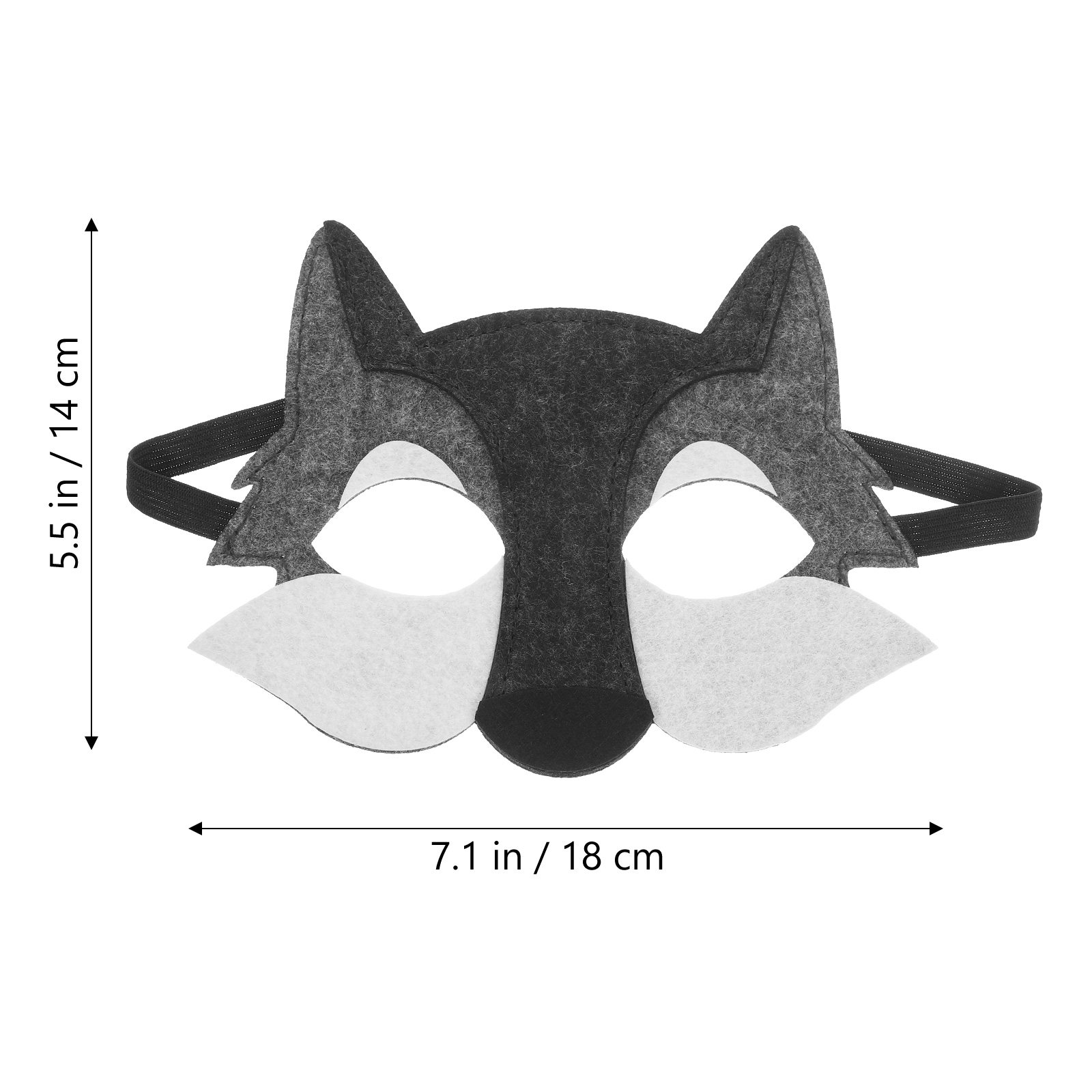 3Pcs Wolf Head Mask Kids Carto - Kids Face Mask reseña y precio
