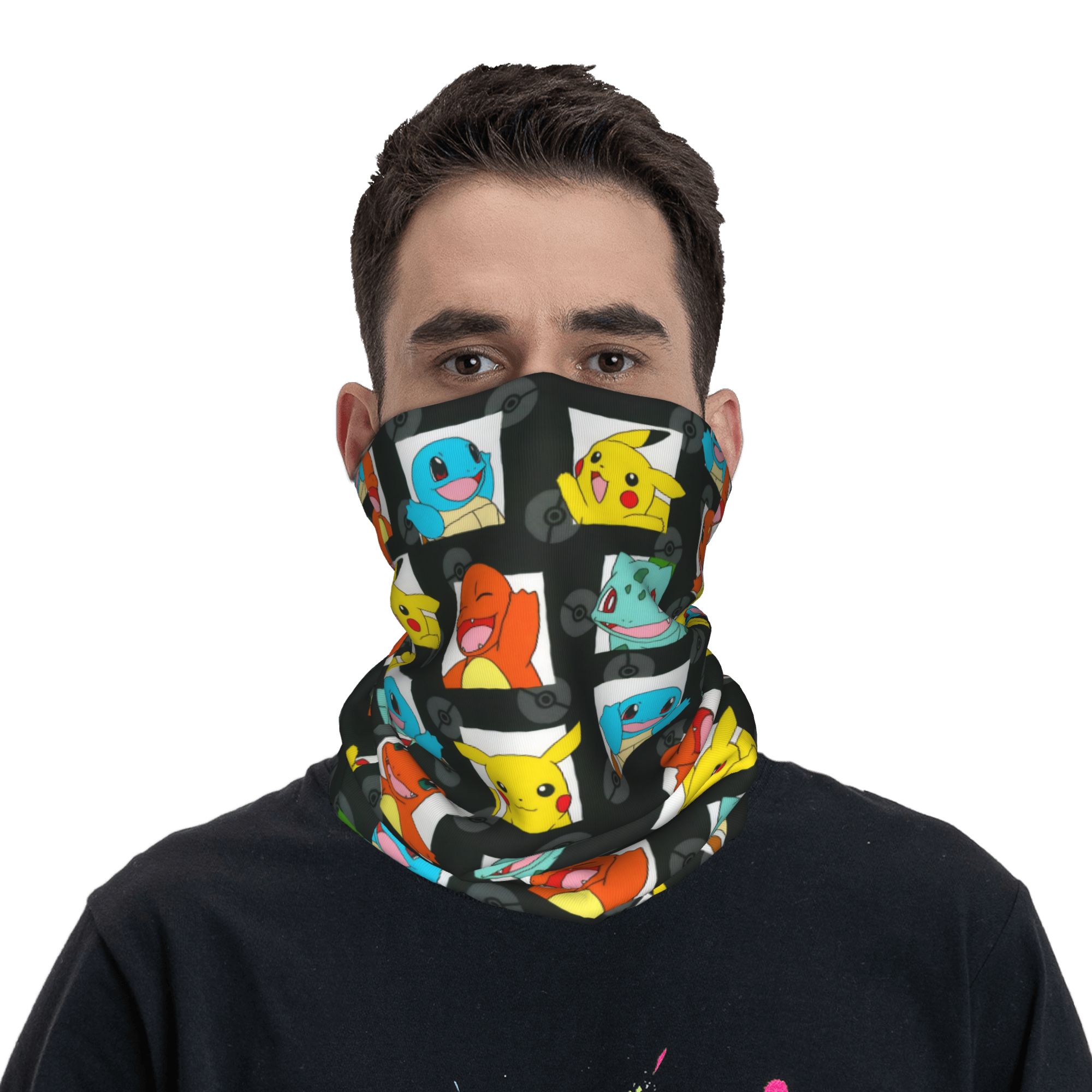 Cartoon Monsters Bandana Neck  - Sports Mask Breathable reseña y precio