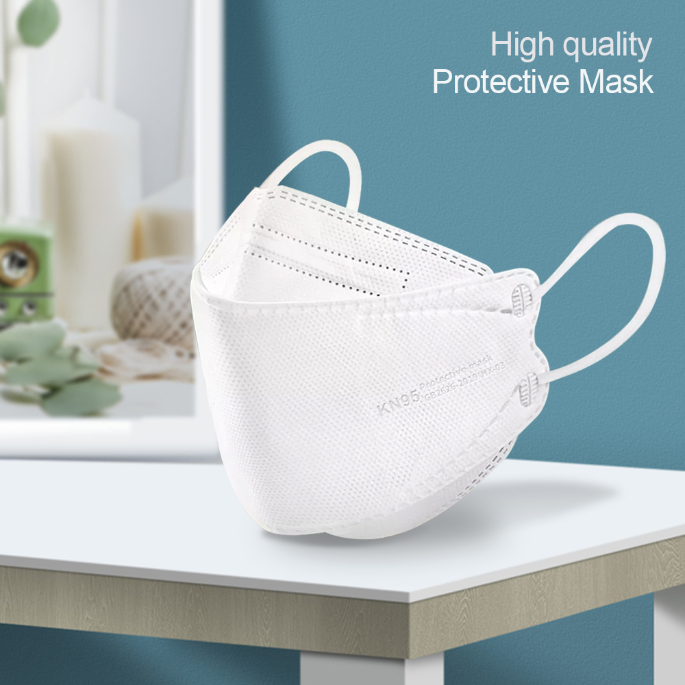 10-200pcs fpp2 fish mask kn95  - Disposable Surgical Mask reseña y precio