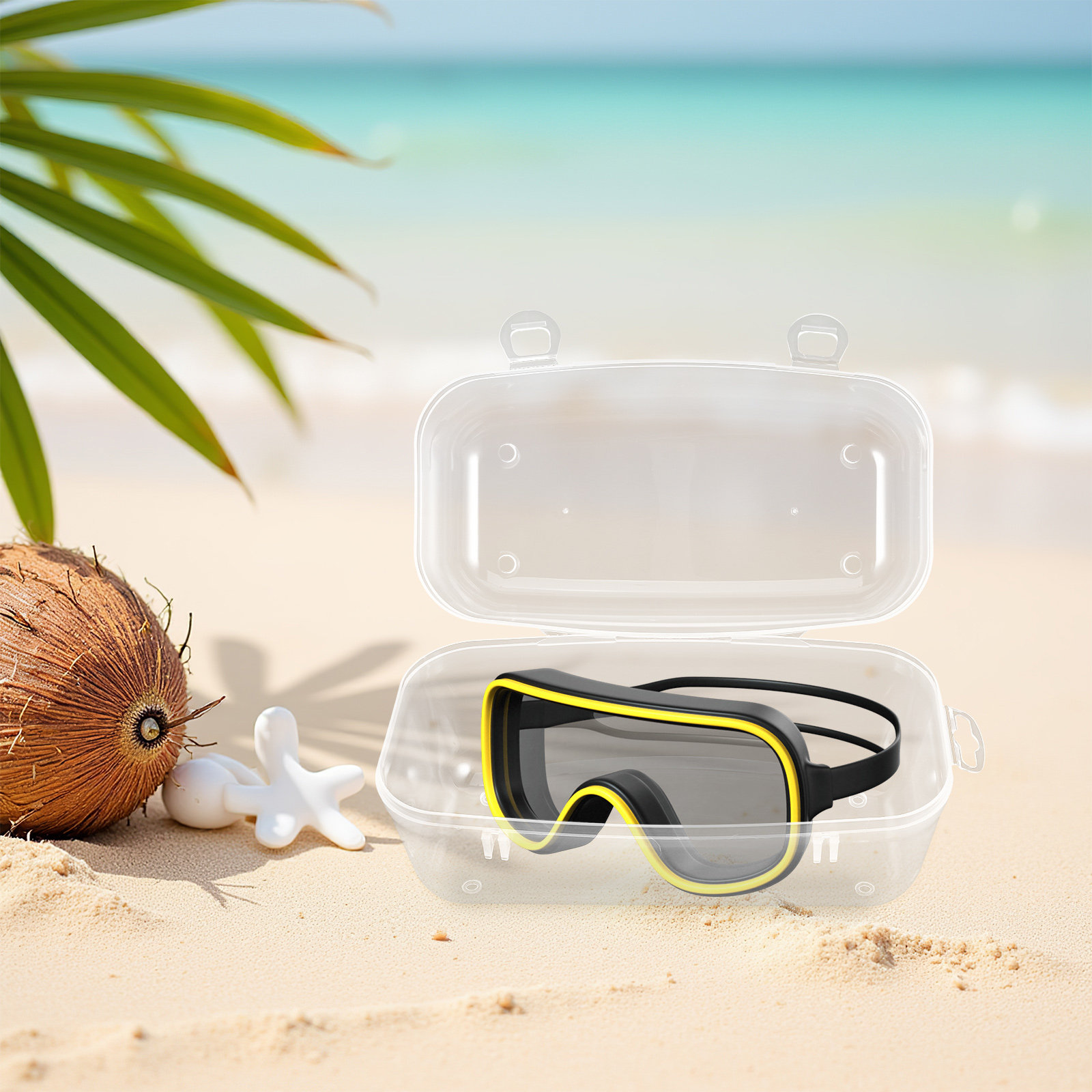 Diving Masks Case Hard Shell C - Mask Case Hard Shell reseña y precio