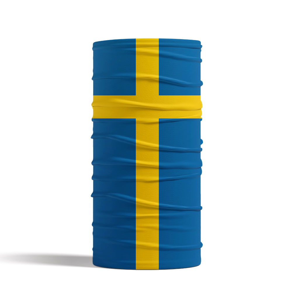 Sweden Flag Printed Bandana He - Neck Gaiter Face Cover reseña y precio