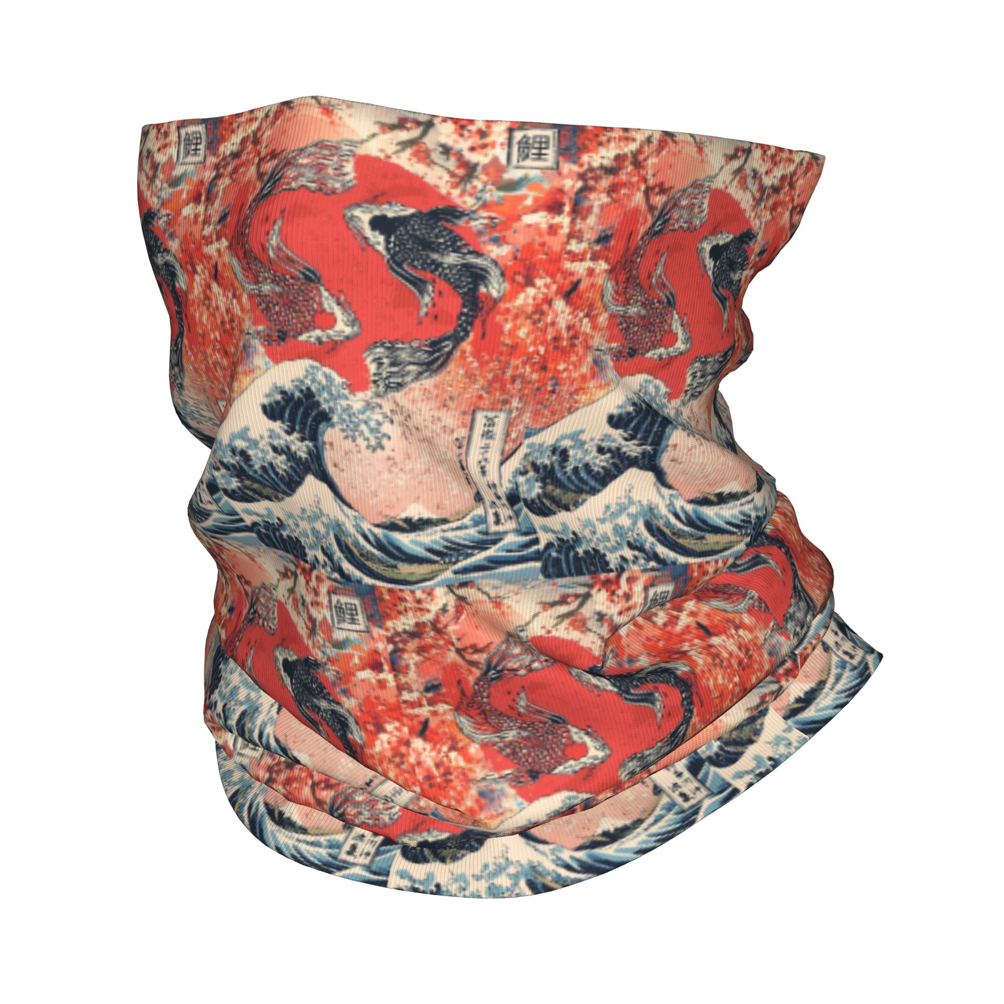 Koi Fish and Great Wave off Ka - Sports Mask Breathable reseña y precio