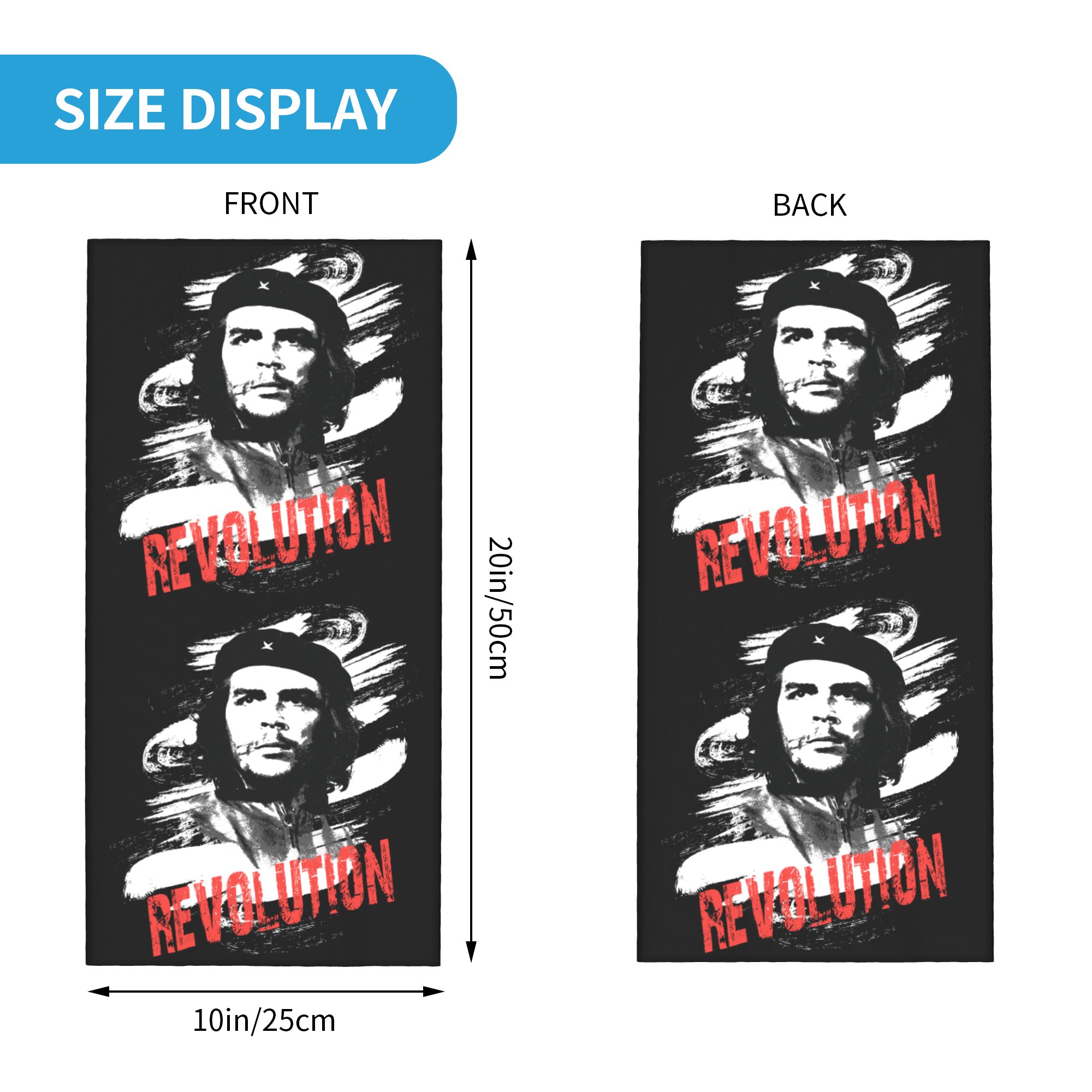 Custom Che Guevara Revolution  - Neck Gaiter Face Cover reseña y precio
