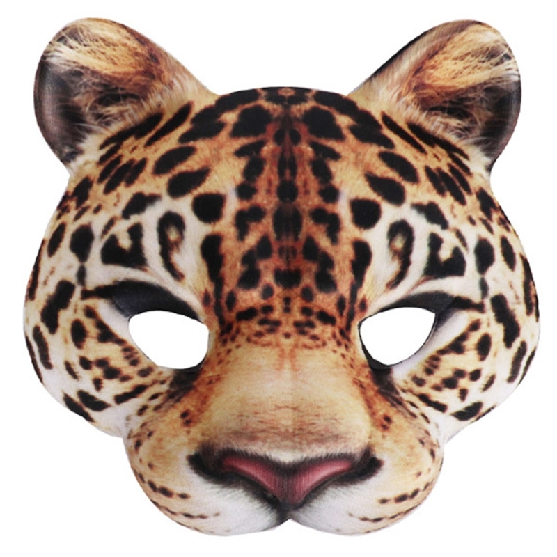 Leopard Mask Party Mask Dress  - Respirator Half Face reseña y precio