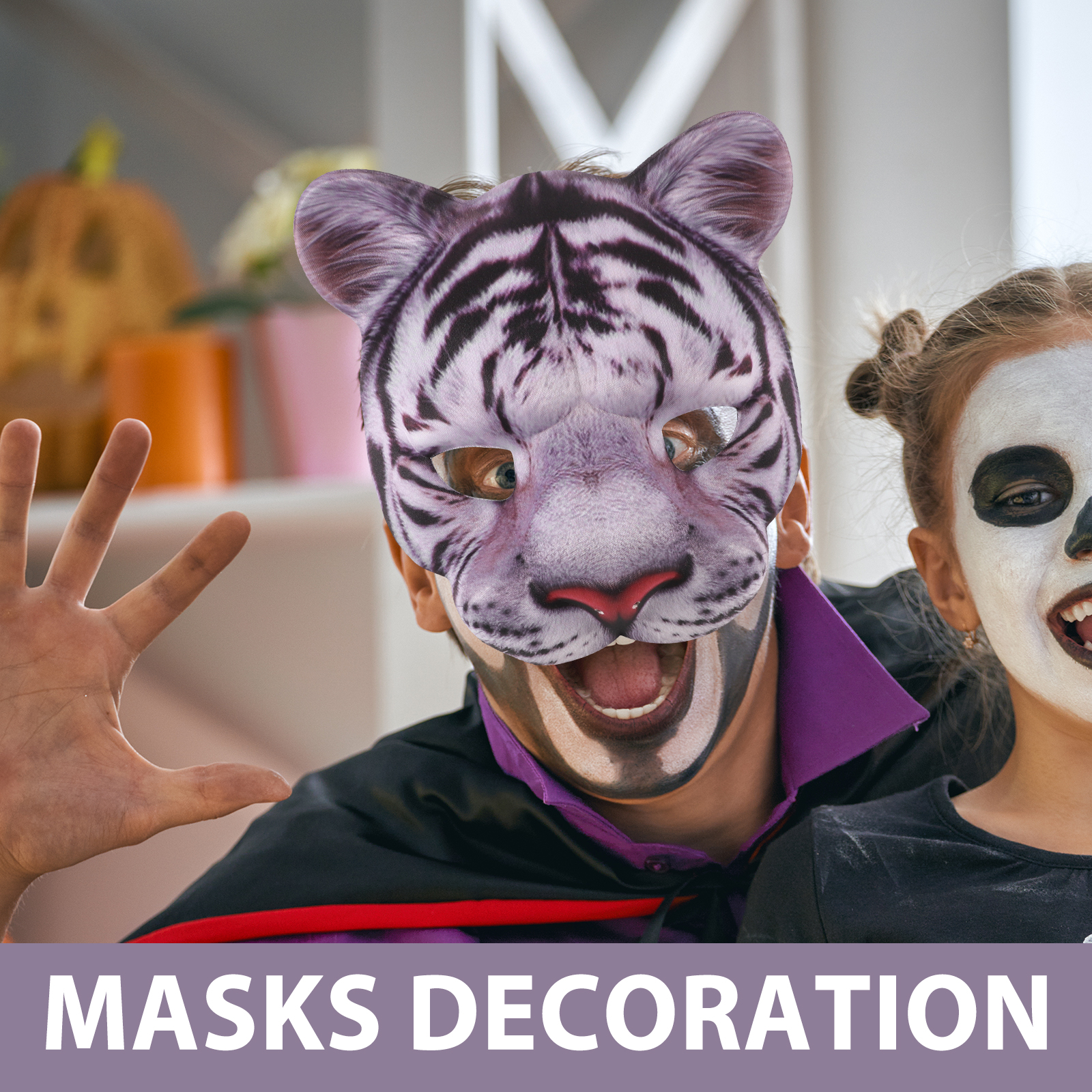 Tiger Mask 3d Animal Kids Masq - Kids Face Mask reseña y precio
