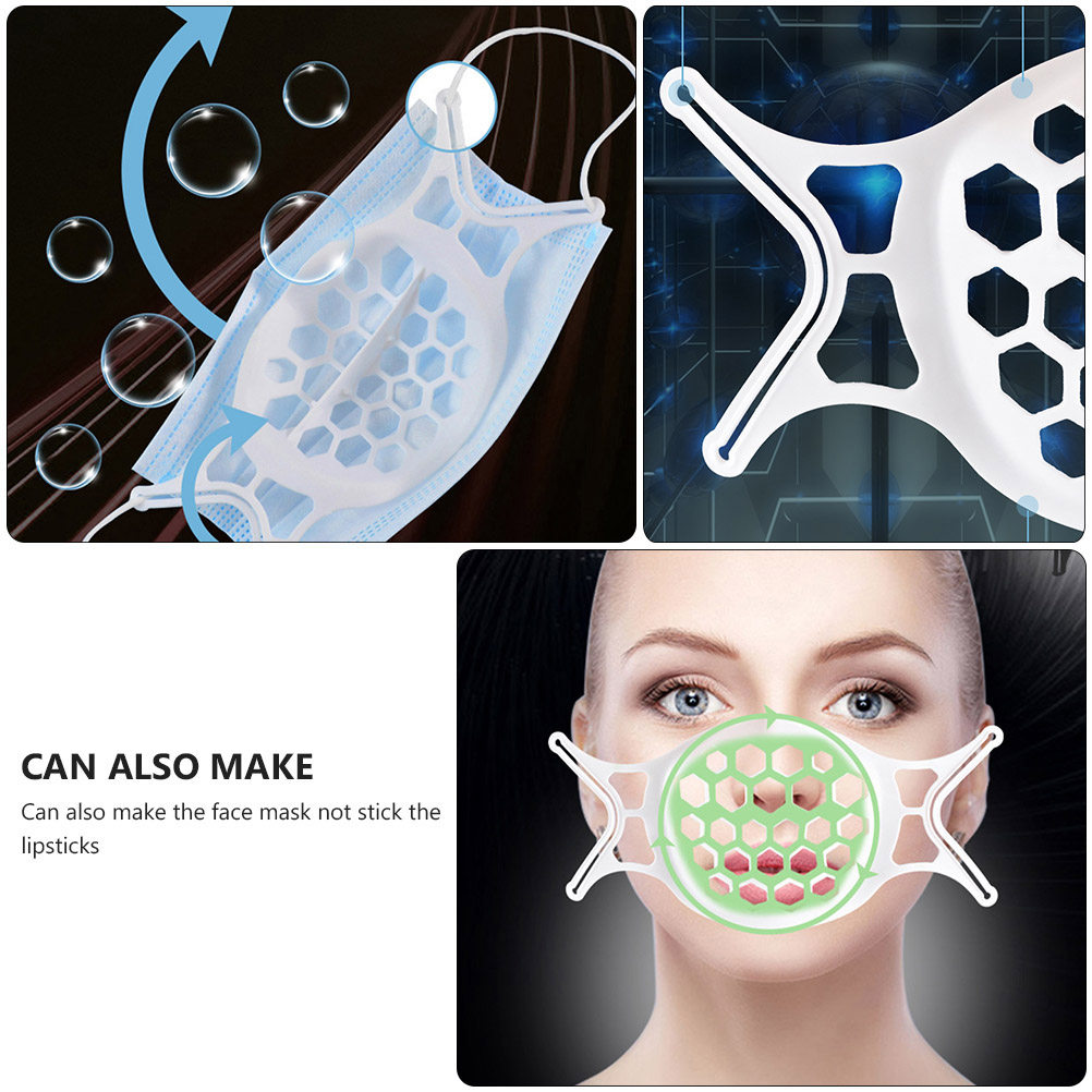 4Pcs Soft Flexible Silicone Ma - Silicone Mask Bracket reseña y precio