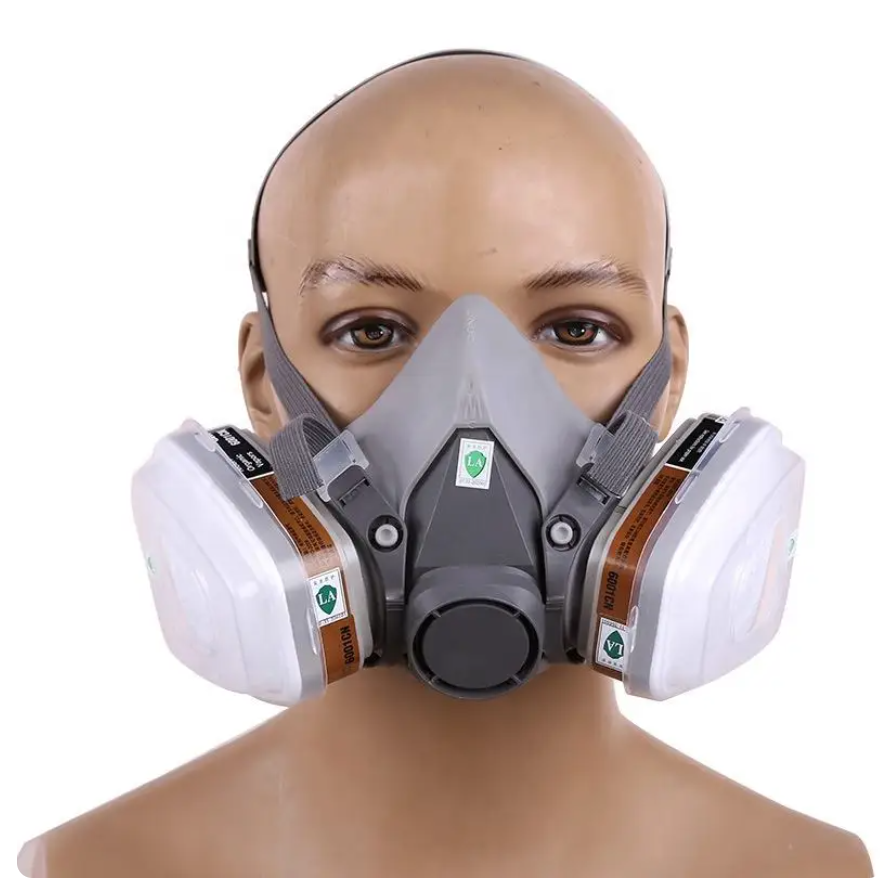 6200 Respirator Dust Gas Mask  - Face Mask Storage Box reseña y precio