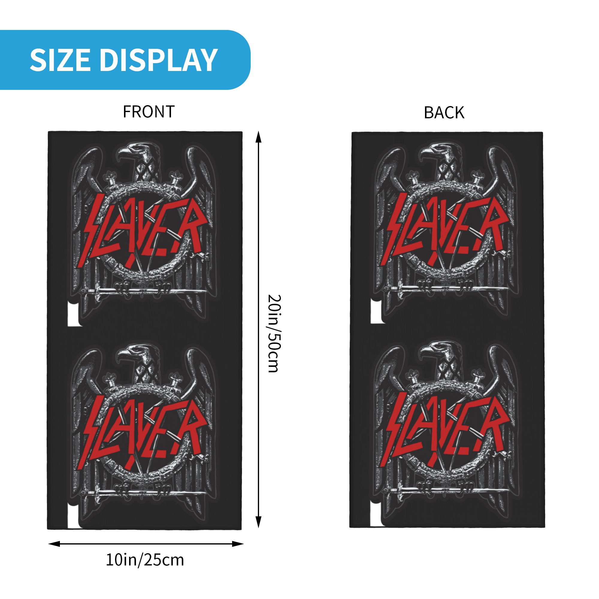Custom Slayers Logo Bandana Ne - Neck Gaiter Face Cover reseña y precio