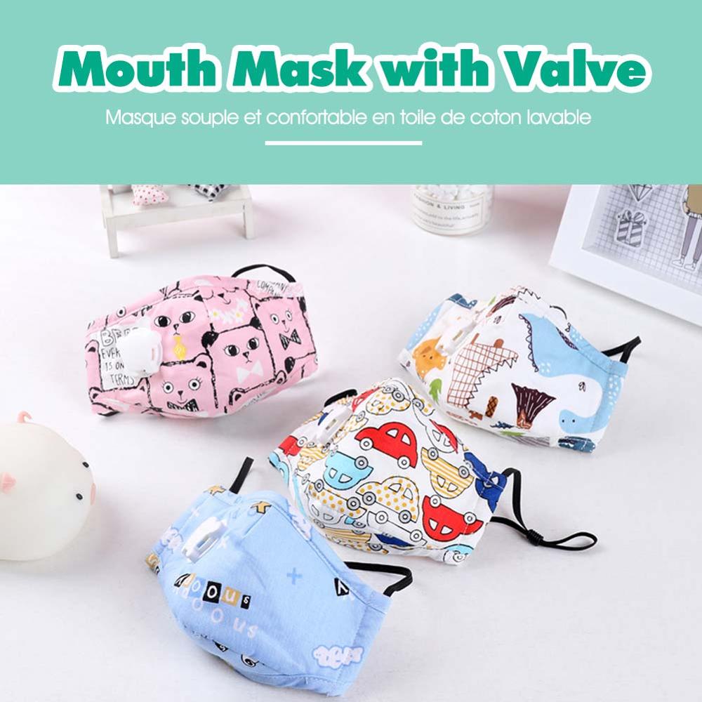 Kids PM2.5 Cotton Mouth Mask w - Anti Pollution Mask reseña y precio