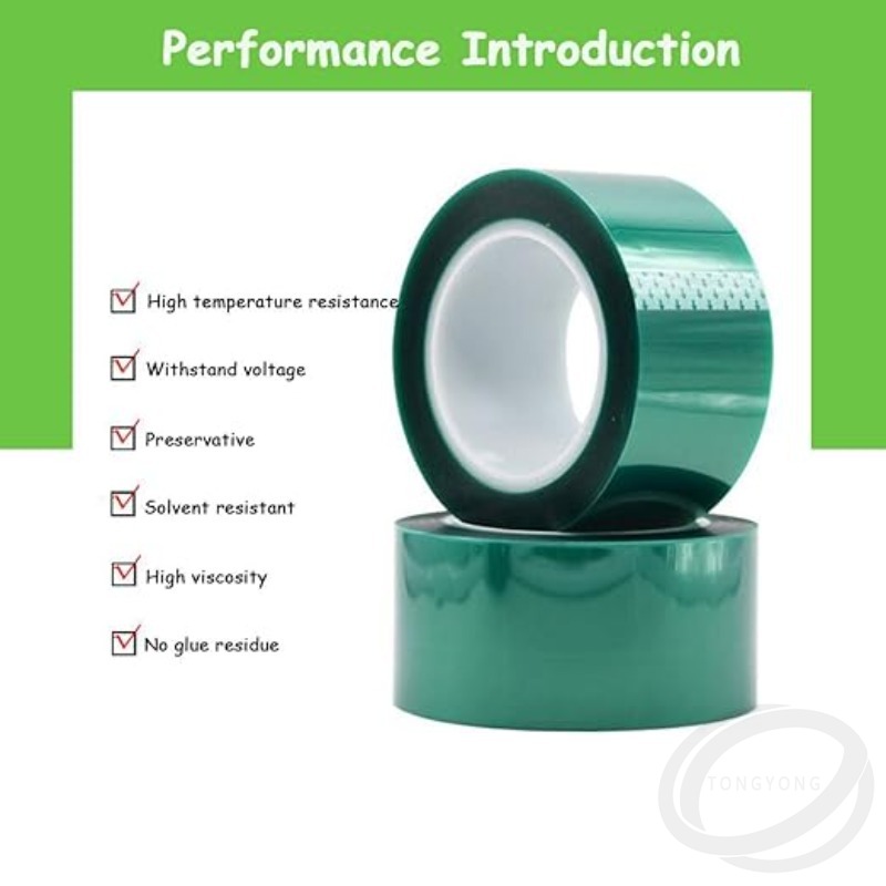Green Polyester Resin Tape for - Silicone Mask Bracket reseña y precio