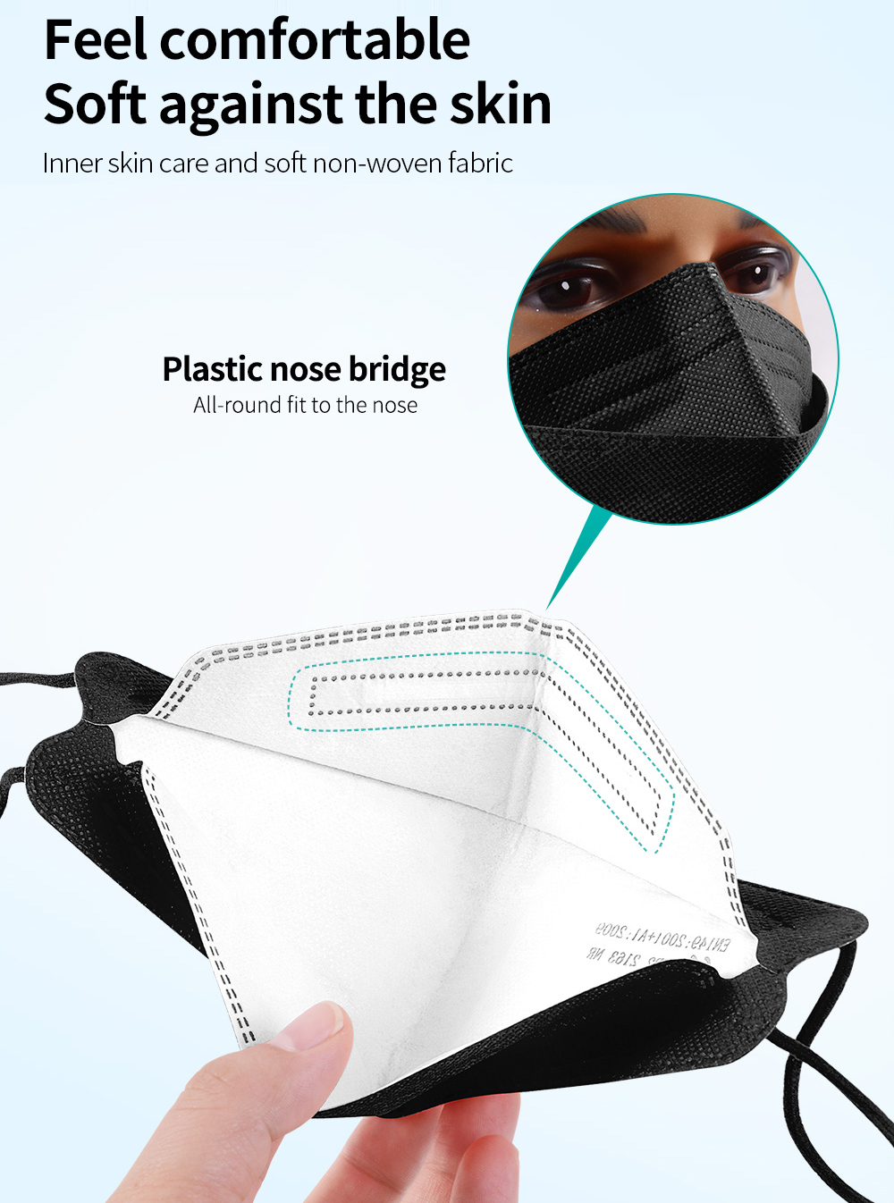 fpp2 CE Protective maske anti  - Disposable Surgical Mask reseña y precio