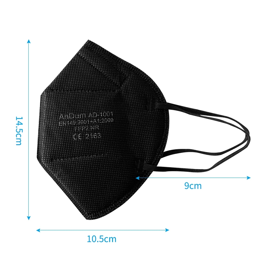 10PCS FFP2 Mask CE Approved Fi - Respirator Half Face reseña y precio