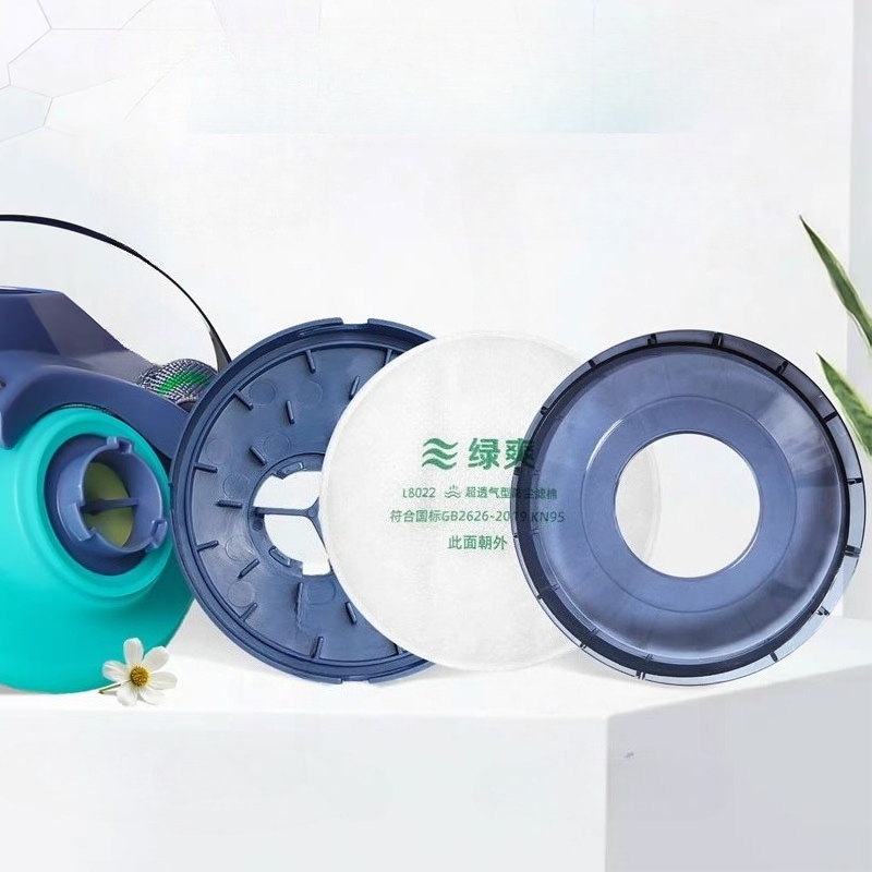 Dual Filter Silicone Half Face - Respirator Half Face reseña y precio