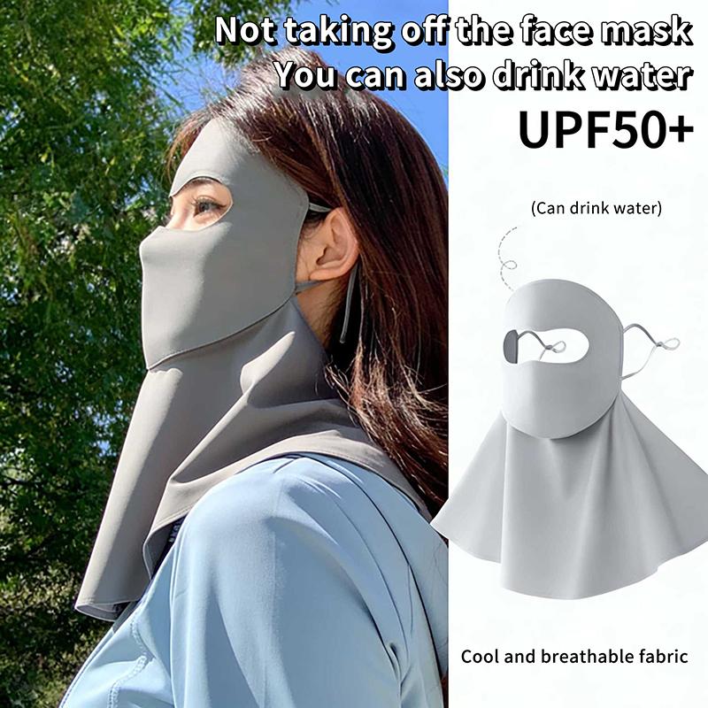 2026 New Fashion Ice Silk Sun  - Sports Mask Breathable reseña y precio