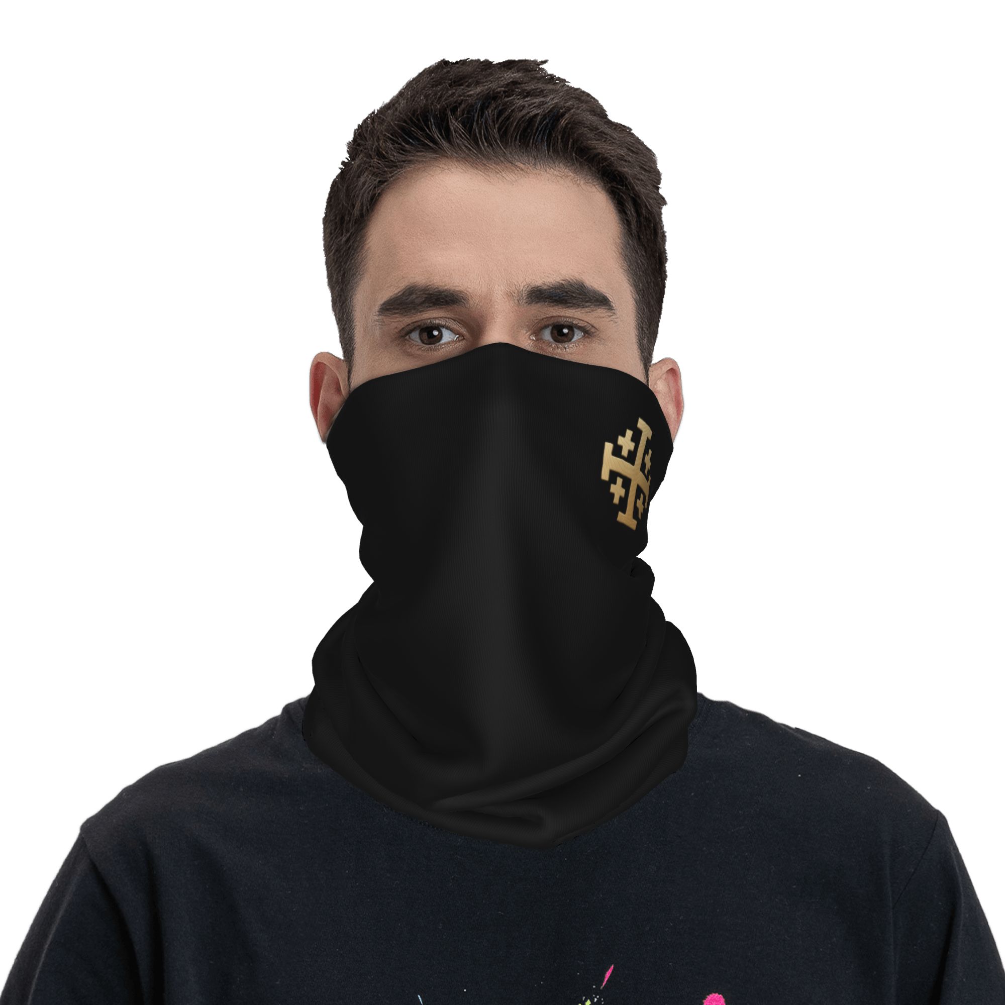 Knight Jerusalem Cross Christi - Neck Gaiter Face Cover reseña y precio