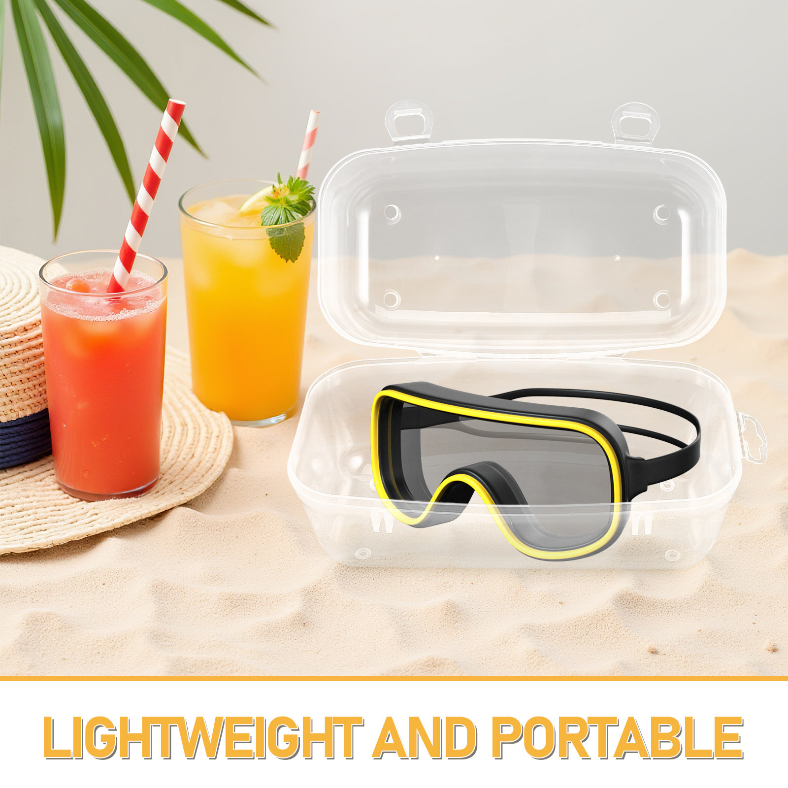 Diving Masks Case Portable Cle - Mask Case Hard Shell reseña y precio