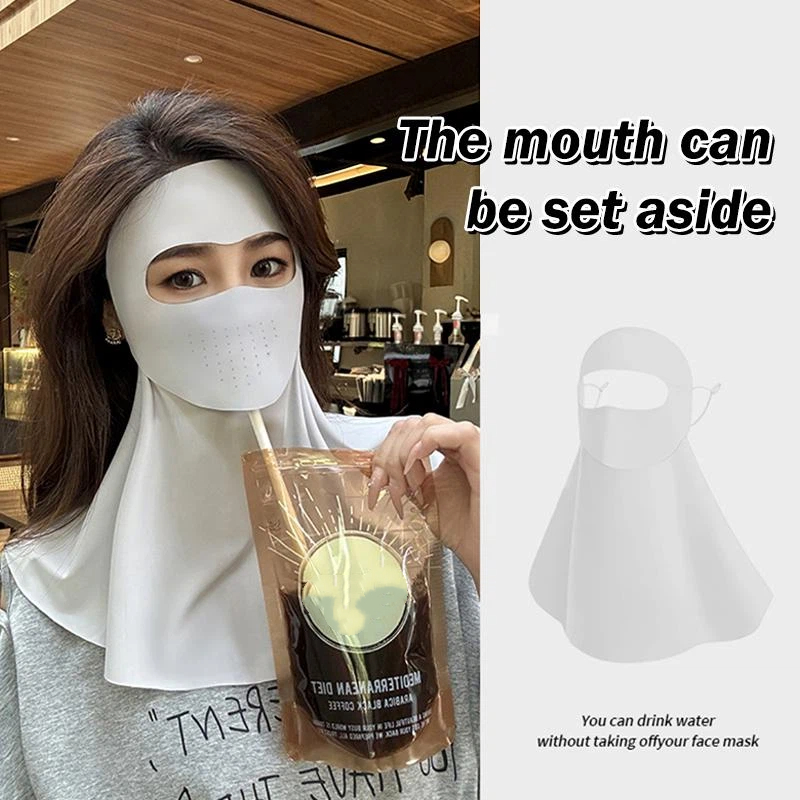 Summer Ice Silk Face Gini Full - Sports Mask Breathable reseña y precio
