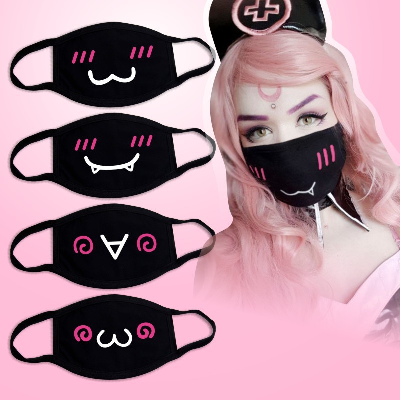 Black Mask Unisex Winter Warm  - Respirator Half Face reseña y precio