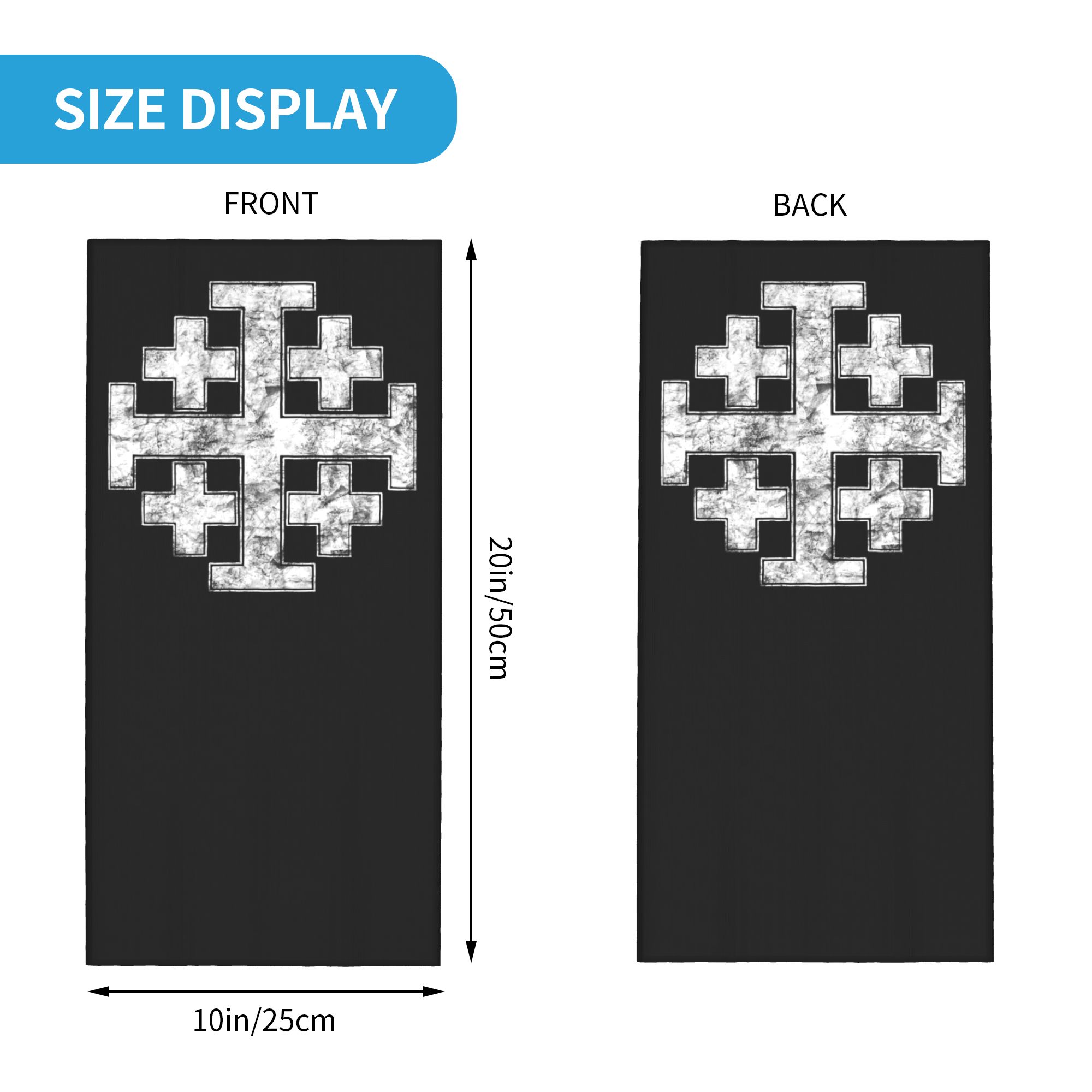 Knight Jerusalem Cross Christi - Neck Gaiter Face Cover reseña y precio